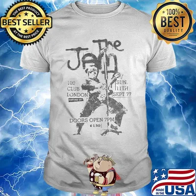 The jam band 100 club london oxford sun 11th sep 77 doors open shirt