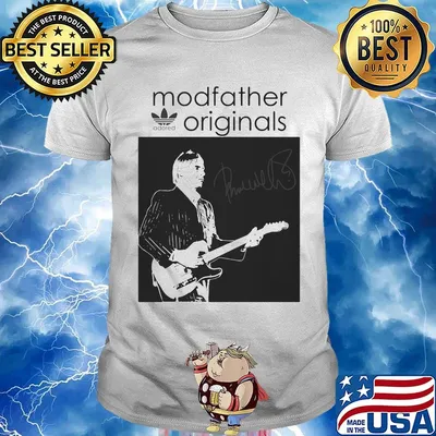 The jam band paul weller modfather originals signature shirt