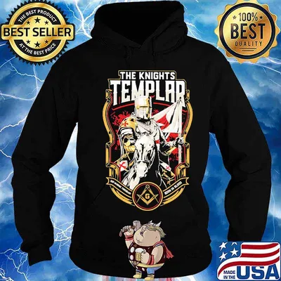 The knights templar born in blood vikings riding horses s Hoodie