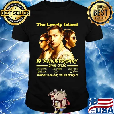 The lonely Island 19th anniversary 2001-2020 thank you for the memories signature shirt