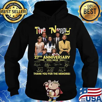 The nanny 27th anniversary 1993 2020 thank you for the memories signatures s Hoodie