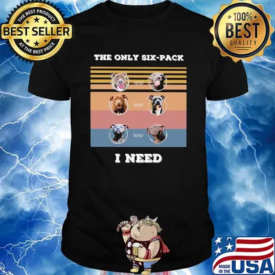 The only six-pack I need vintage retro shirt