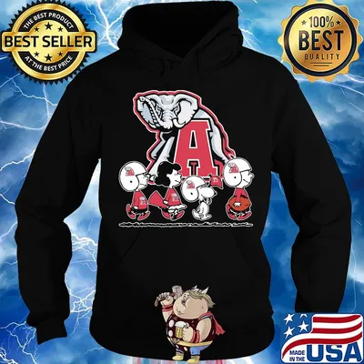The peanuts alabama crimson tide football s Hoodie