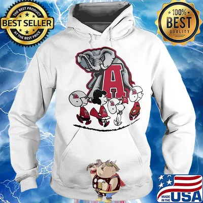 The peanuts alabama crimson tide football team s Hoodie