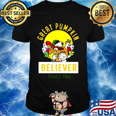 The peanuts great pumpkin believer shirt