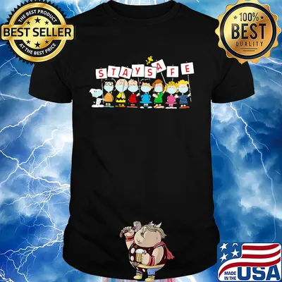The peanuts mask stay safe shirt