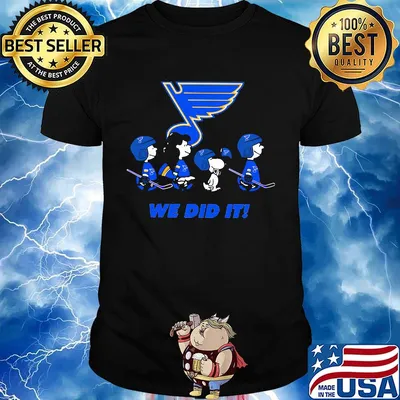 The peanuts st. Louis blues hockey logo shirt