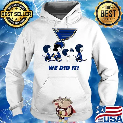 The peanuts st. Louis blues we did it hockey team logo s Hoodie