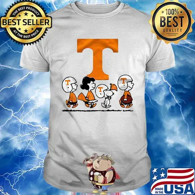 The peanuts tennessee volunteers football team shirt