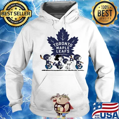 The peanuts toronto maple leafs hockey logo s Hoodie
