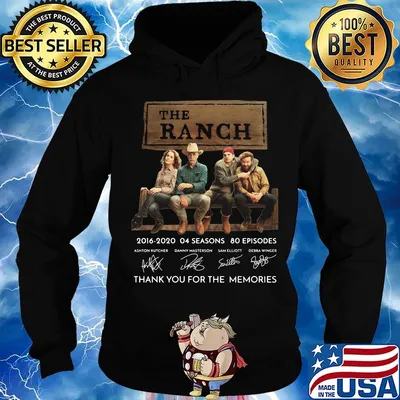 The ranch 2016 2020 04 seasons 80 episodes thank you for the memories signatures s Hoodie