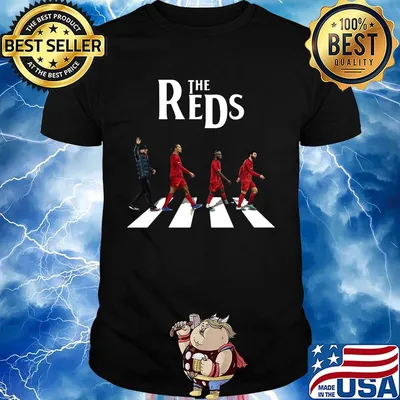 The reds football team abbey road shirt