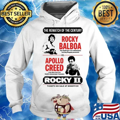 The rematch of the century rocky balboa vs apollo creed rocky ii tickets on sale at box office s Hoodie