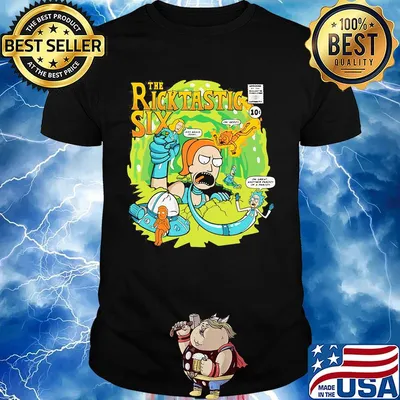 The ricktastic six characters shirt