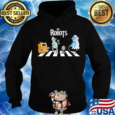 The robots abbey road s Hoodie