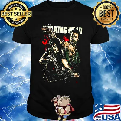 The Walking Dead Daryl and Rick shirt
