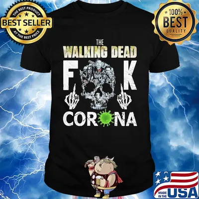 The walking dead fuck coronavirus shirt