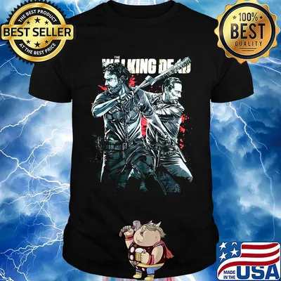 The Walking dead rick grimes and negan shirt