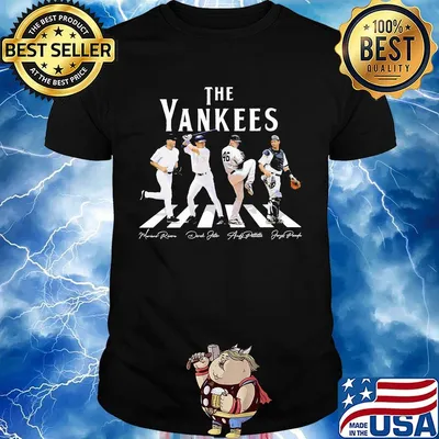 The yankees baseball team abbey road signatures shirt
