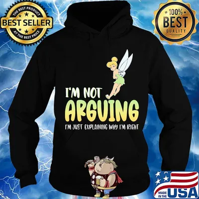 Tinkerbell i'm not arguing i'm just explaining why i'm right s Hoodie