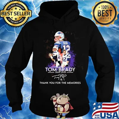 Tom brady 200 2020 new england patriots football thank you for the memories signature s Hoodie