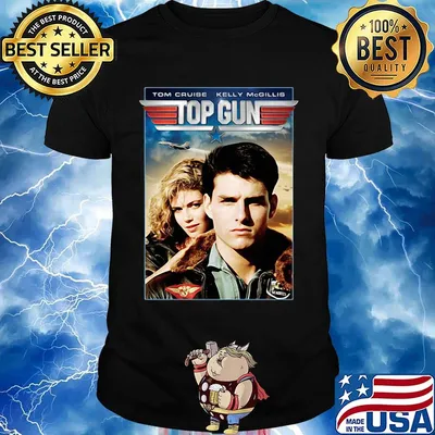 Tom cruise kelly mcgillis top gun shirt