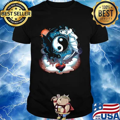 Toothless dragon and his girlfriend heart moon shirt