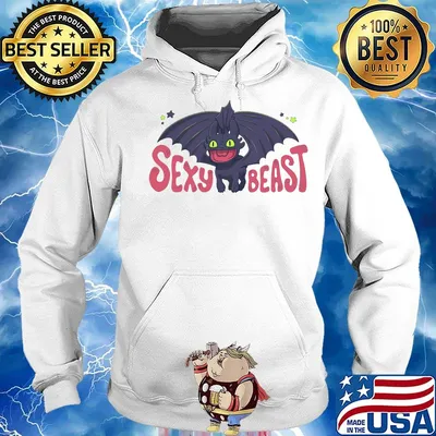 Toothless dragon sexy beast stars s Hoodie