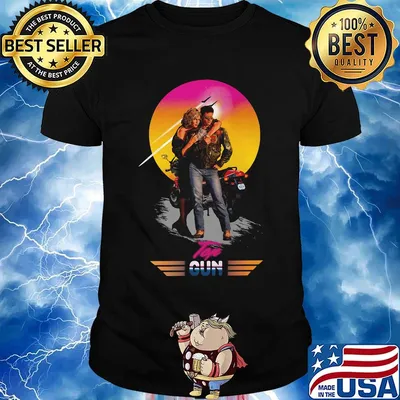 Top gun retro poster shirt