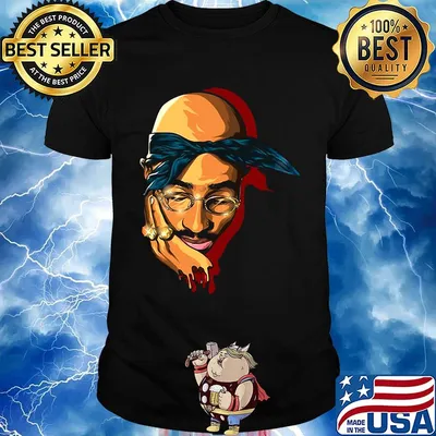 Tupac shakur rapper art shirt
