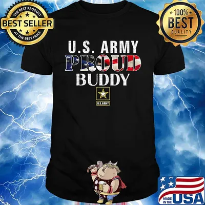 U.s. Army proud bubby american flag independence day shirt
