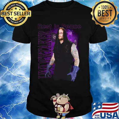 Undertaker rob schamberger rest in peace shirt