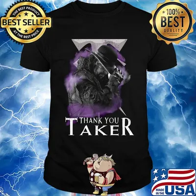Undertaker rob schamberger thank you taker shirt