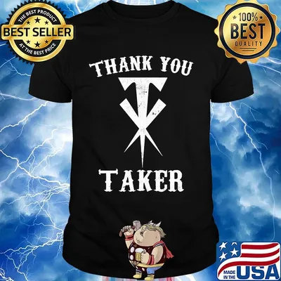 Undertaker thank you taker shirt