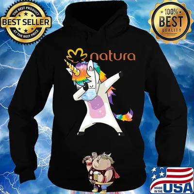 Unicorn mask natura logo s Hoodie