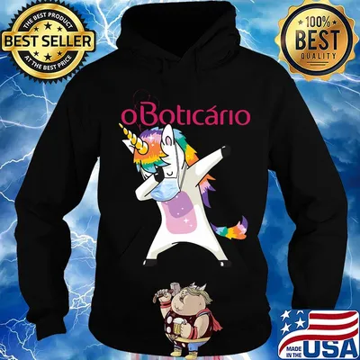 Unicorn mask oboticario logo s Hoodie