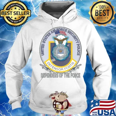 United States Air force security police Defensor fortis Dependers of the force s Hoodie