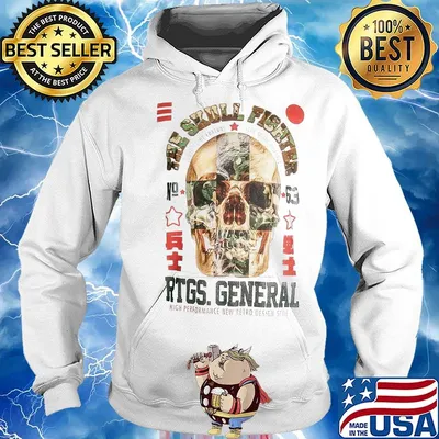 Veteran the skull fighter rtgs general high performance new retro design style s Hoodie