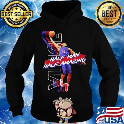 Vince carter 15 half man half amazing toronto basketball s Hoodie