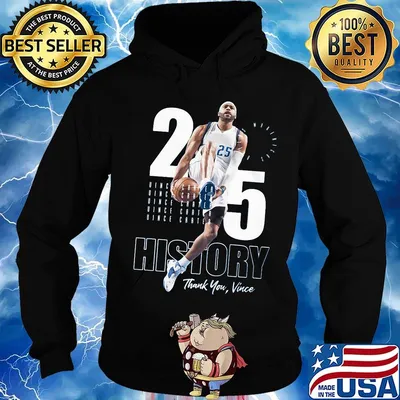 Vince carter no.25 dallas basketball legends history thank you vince s Hoodie