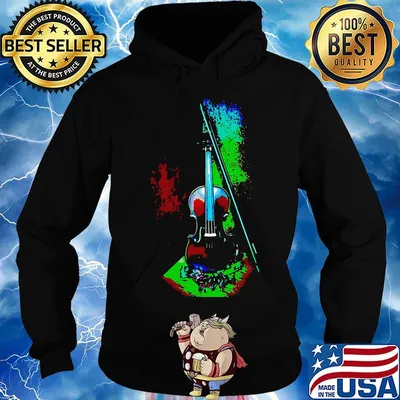 Violin Hot And Cold Colors Shirt Hoodie