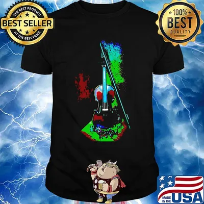 Violin Hot And Cold Colors Shirt