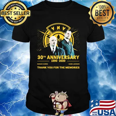 Vnv logo 30th anniversary 1990 2020 thank you for the memories shirt