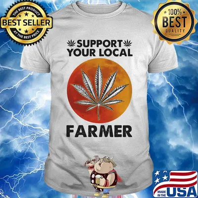 Weed support your local farmer moonblood shirt