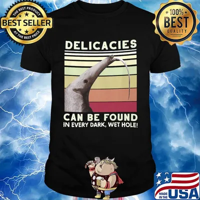Whale delicacies can be found in every dark wethole vintage retro shirt