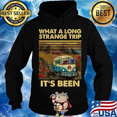 What a long strange trip it's been busy bear grateful dead bears vintage retro s Hoodie