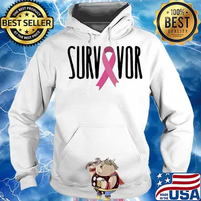 White cancer survivor classic s Hoodie