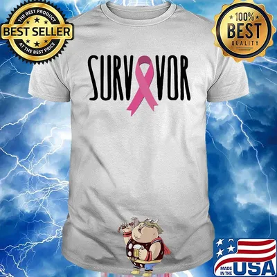 White cancer survivor classic shirt