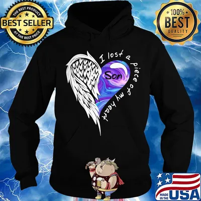 Wing son I lost a piece of my heart s Hoodie