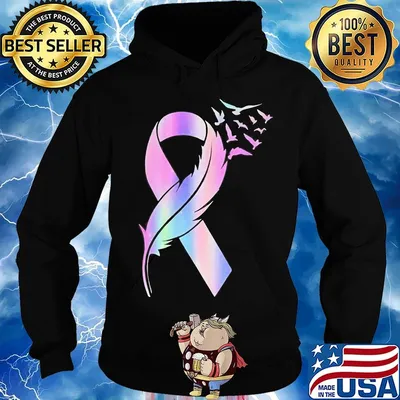Wings bird cancer awareness s Hoodie